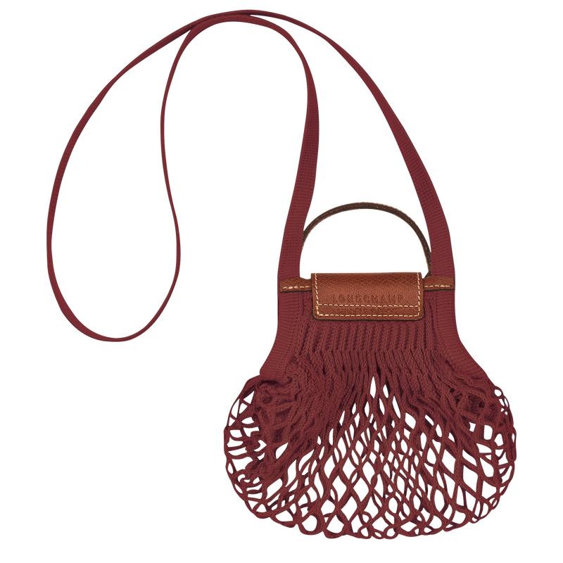 Mesh Bag Donna Longchamp Le Pliage Filet XS Marroni | SVOHM-8069