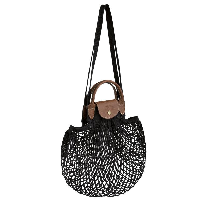 Mesh Bag Donna Longchamp Le Pliage Filet L Nere | OQZKC-7690