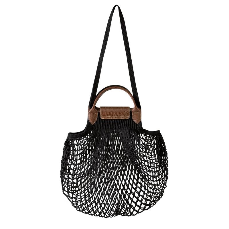 Mesh Bag Donna Longchamp Le Pliage Filet L Nere | OQZKC-7690