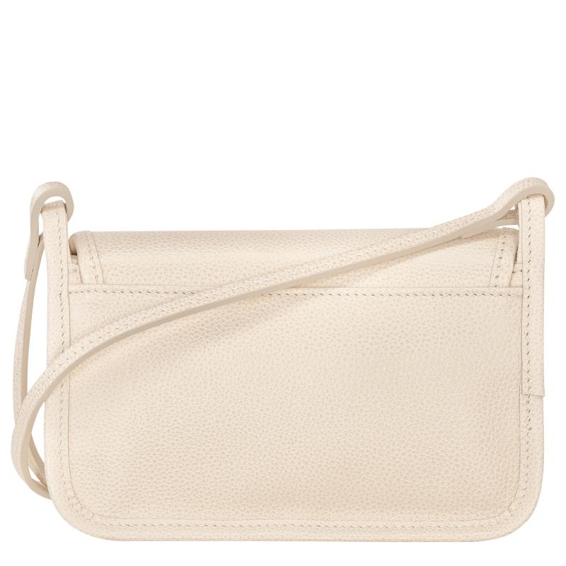 Pochette Donna Longchamp Le Foulonné XS Bianche | RPQYC-0328