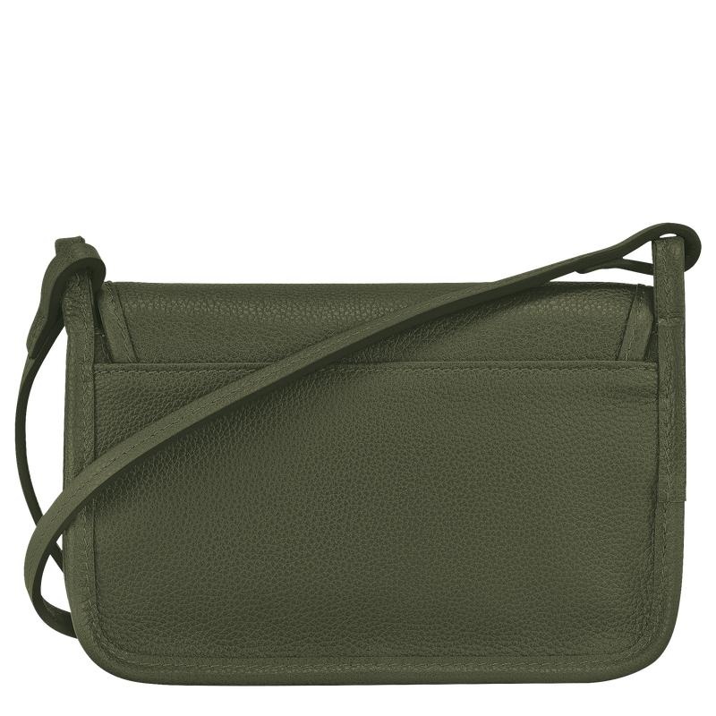 Pochette Donna Longchamp Le Foulonné XS Khaki | EUHST-6382