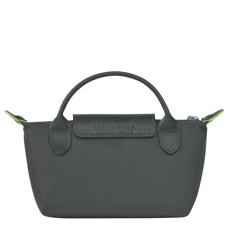 Pochette Donna Longchamp Le Pliage Green with handle Grigie | RPYKL-1679