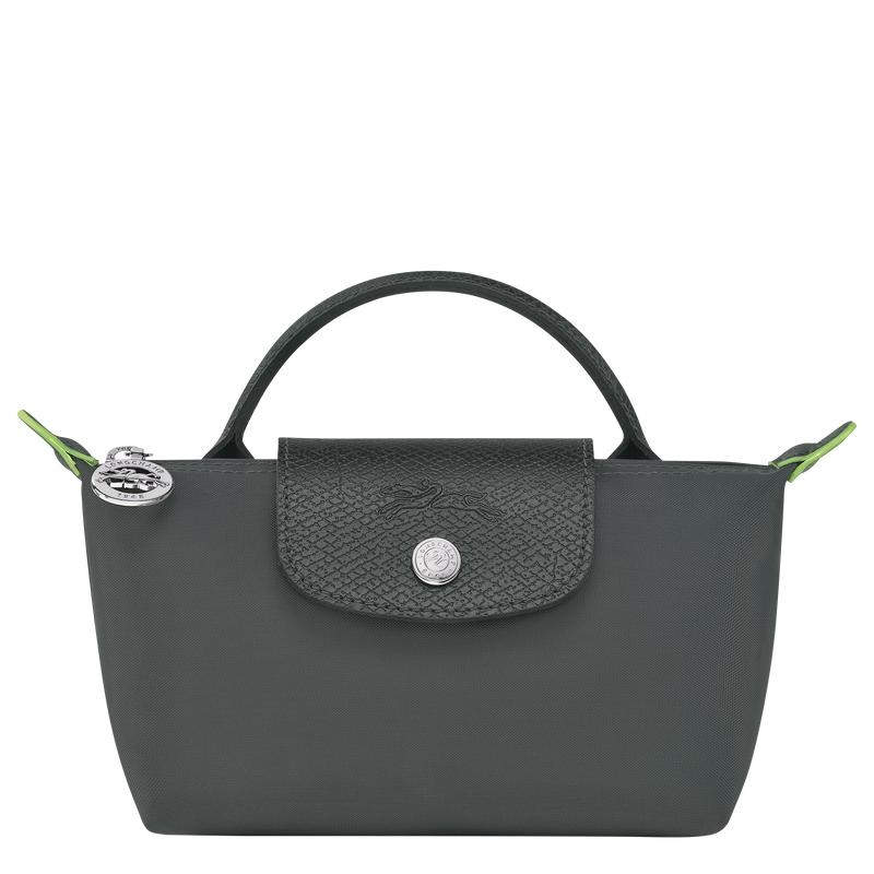 Pochette Donna Longchamp Le Pliage Green with handle Grigie | RPYKL-1679