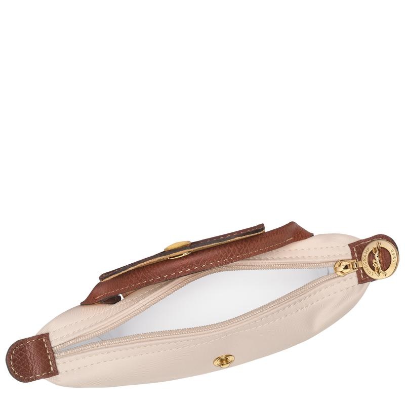 Pochette Donna Longchamp Le Pliage Original with handle Bianche | SEPRN-3146