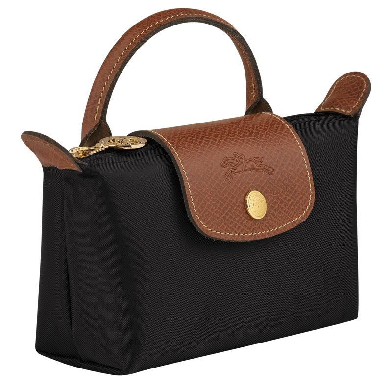 Pochette Donna Longchamp Le Pliage Original with handle Nere | CGOZV-3865