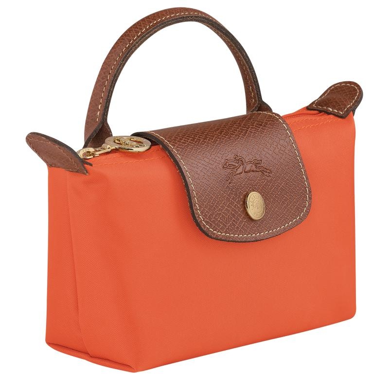 Pochette Donna Longchamp Le Pliage Original with handle Arancioni | CEBPW-4136