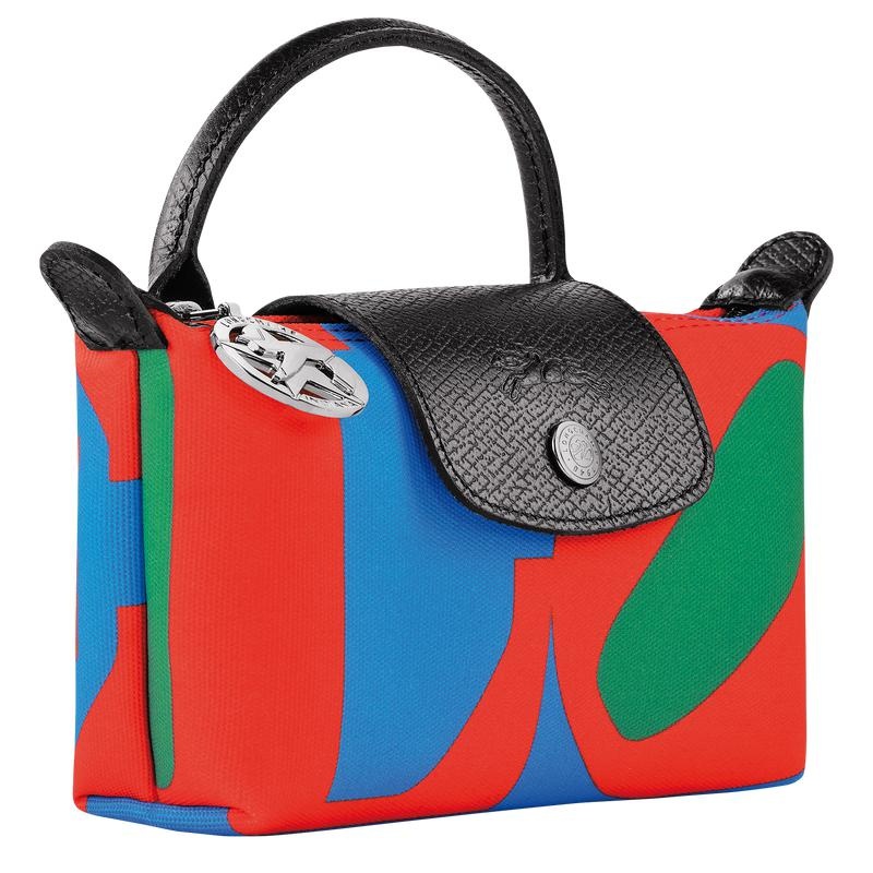 Pochette Donna Longchamp x Robert Indiana Red/Navy | JEKXP-8215