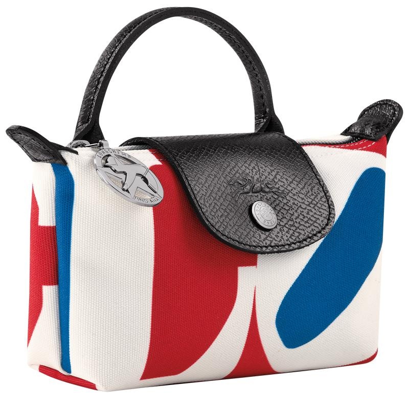 Pochette Donna Longchamp x Robert Indiana Bianche | JXIFM-9721