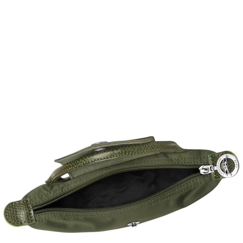 Pochette Uomo Longchamp Le Pliage Green with handle Verdi | LRVUF-0492