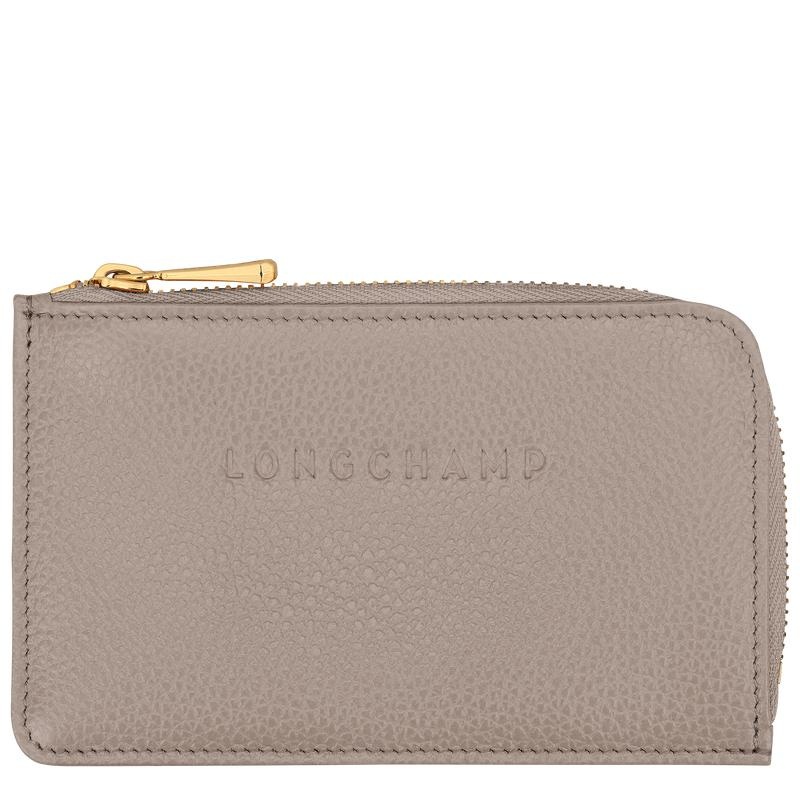 Portacarte Donna Longchamp Le Foulonné Grigie | RKUIQ-6459