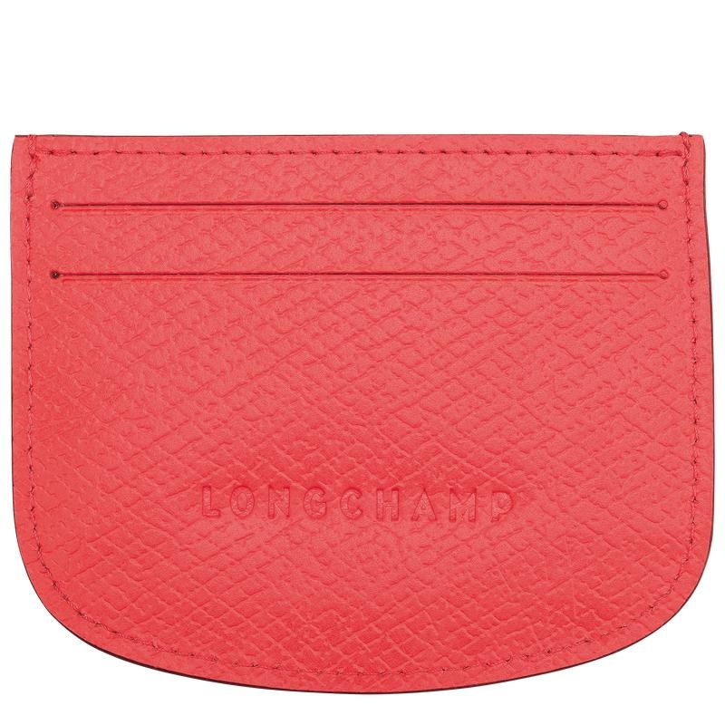 Portacarte Donna Longchamp Épure Rosse | KNDMU-9186