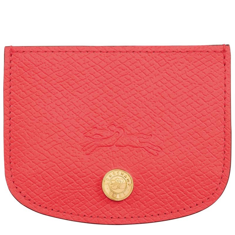 Portacarte Donna Longchamp Épure Rosse | KNDMU-9186