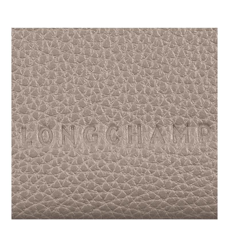 Portacarte Uomo Longchamp Le Foulonné Grigie | VLHXP-6539