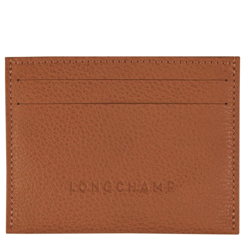 Portacarte Uomo Longchamp Le Foulonné Marroni | EGBZQ-4985