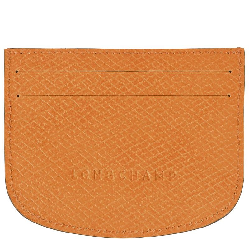 Portacarte Uomo Longchamp Épure Albicocca Arancioni | MNZQR-6542