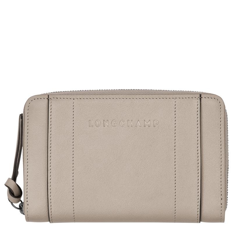 Portafogli Donna Longchamp 3D Grigie | YRJCZ-6130