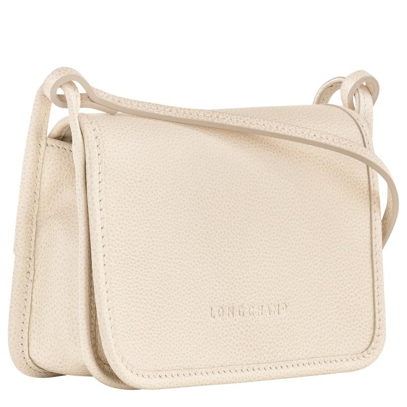 Portafogli Donna Longchamp Le Foulonné XS Bianche | CLQVN-4319