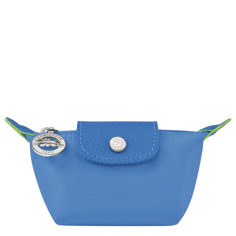 Portamonete Donna Longchamp Le Pliage Green Blu | RJBXL-4897