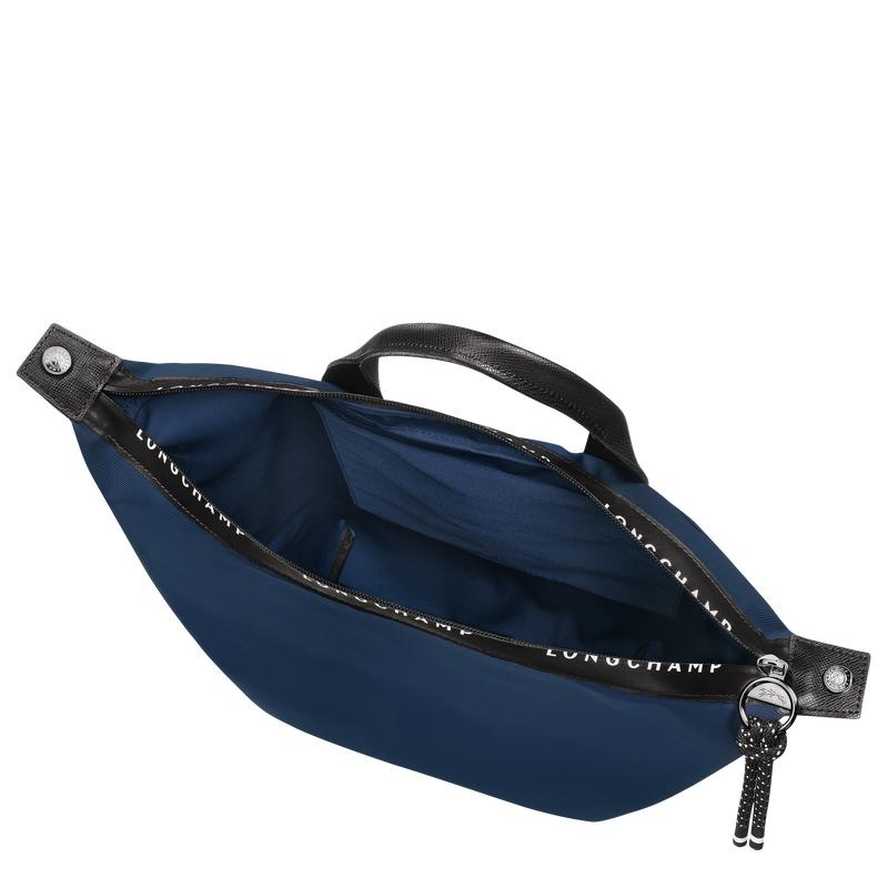 Zaini Donna Longchamp Le Pliage Energy L Blu Marino | TXOKJ-5610