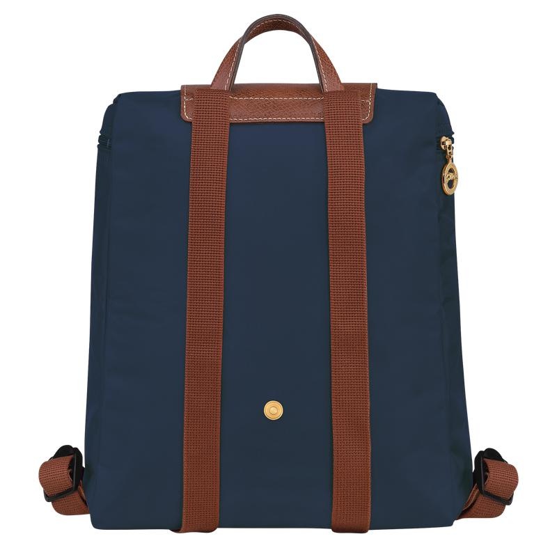 Zaini Uomo Longchamp Le Pliage Original M Blu Marino | WNJZX-1039